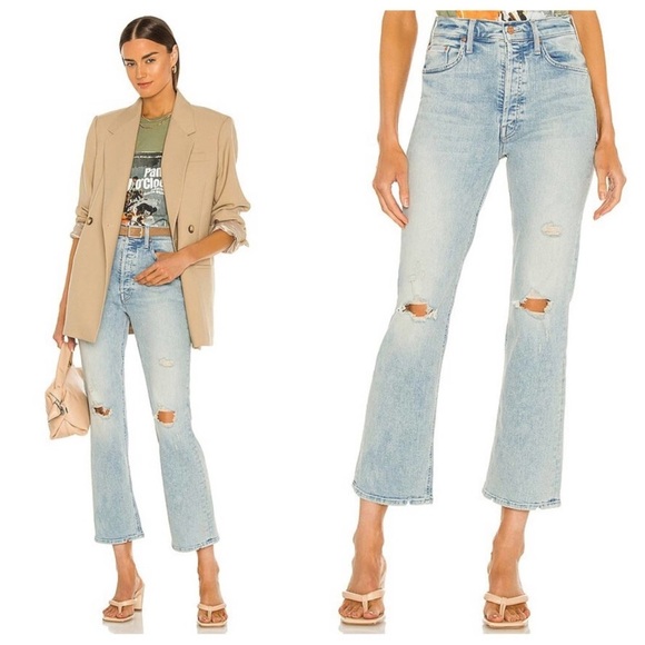 Mother Jeans The Tripper Cut Flowers Sz 28 - Picture 1 of 15